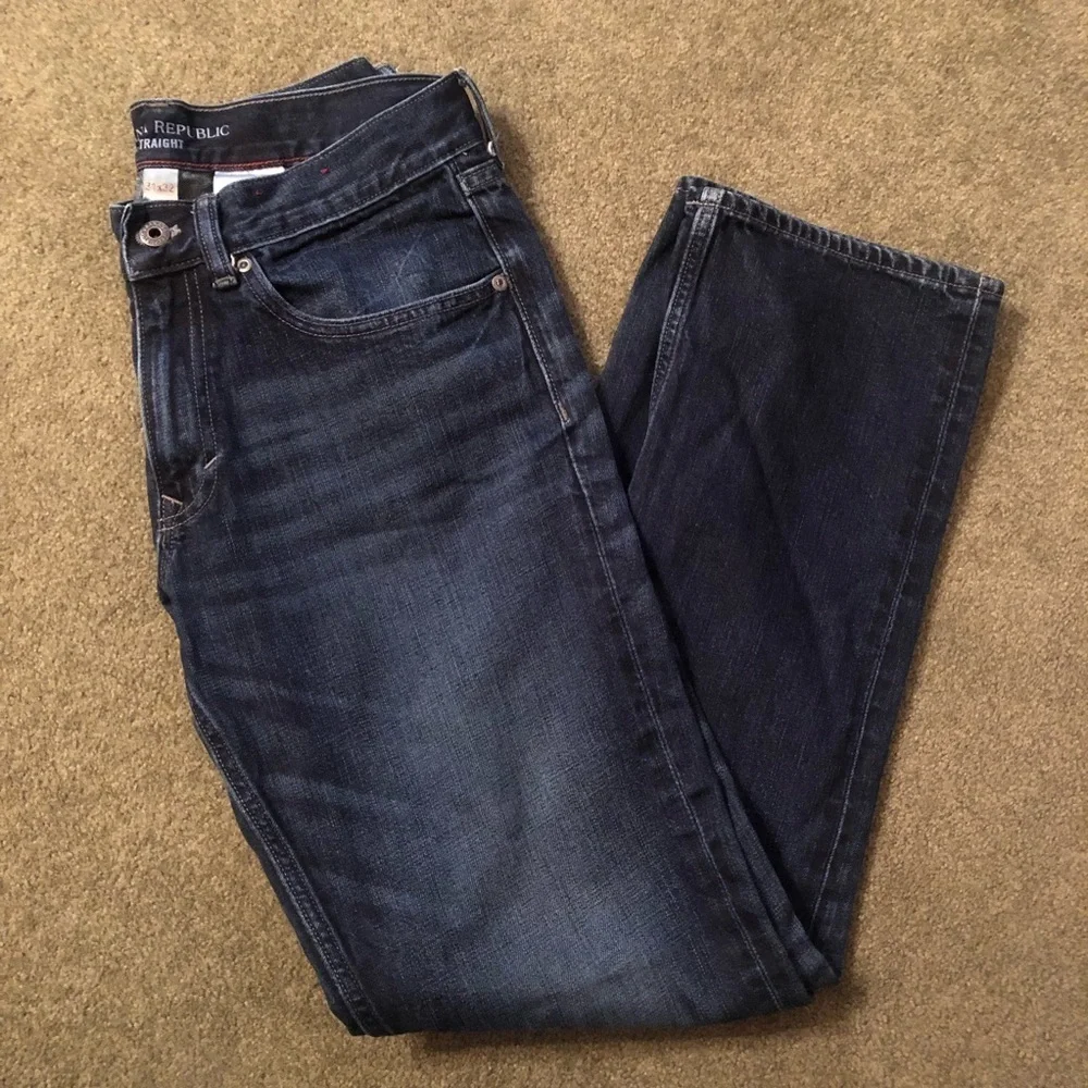 Banana Republic Men’s Straight Medium Wash Indigo Size 31x32